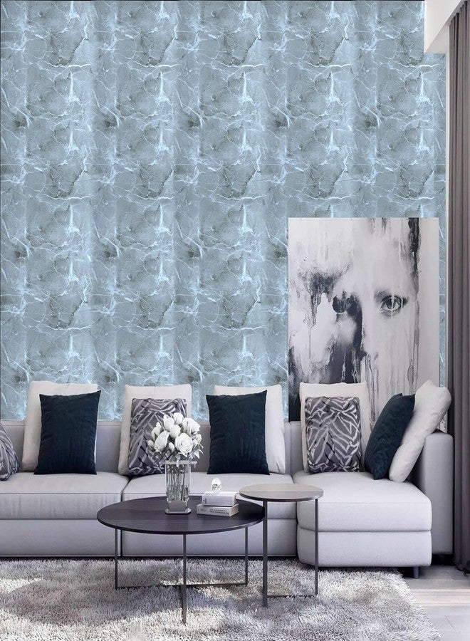 ICHHA HOUSE ورق جدران فينيل رخامي ذاتي اللصق وقابل للإزالة من إيشا هاوس، ورق جدران للمطبخ، ملصقات جدران الحمام من مادة PVC، ورق جدران للثلاجة، سطح الطاولة، الجدران، الأرضيات، المنزل والمطبخ (60 طول × 200 عرض، رمادي) - Image 5